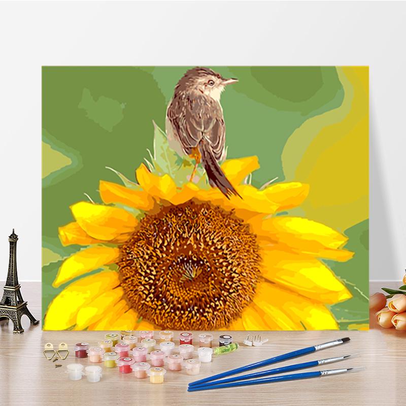 DIY Картина по номерам Ремесла Цифровой Масляная живопись Главная Украшения Хобби Хобби Номера Картина